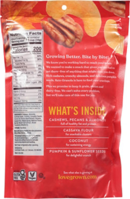 Love Grown Granola Maple Pecan Keto - 10 OZ - Image 6