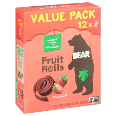 Bear Yoyo Fruit Rolls Strawberry 8.4 OZ Randalls