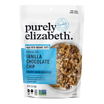 Purely Elizabeth Vanilla Chocolate Chip Ancient Grain Granola Pouch - 12 Oz