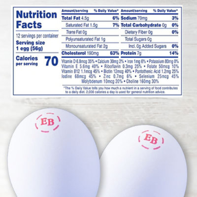 Eggland's Best Cage Free Extra Large White Eggs - 12 Count - Image 2