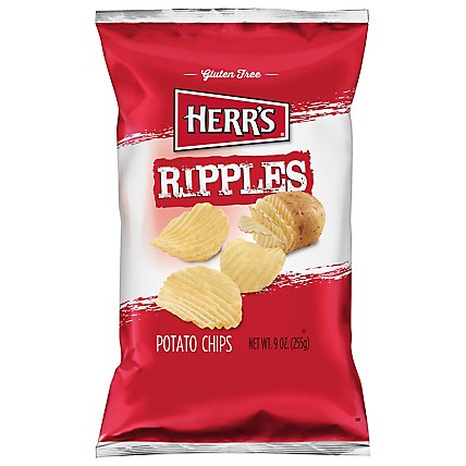 Herr's Ripples Chips - 9 OZ - Image 1