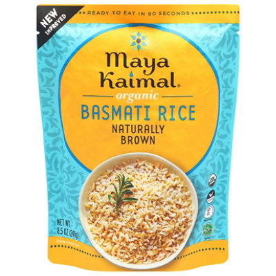 Maya Kaimal Basmati Rice Naturally Brown - 8.5 OZ