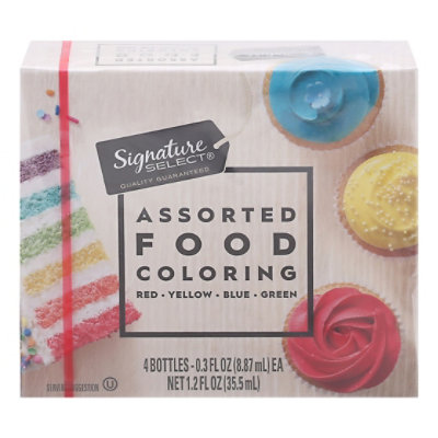 Signature SELECT Assorted Food Coloring - 1.2 FZ - Image 3