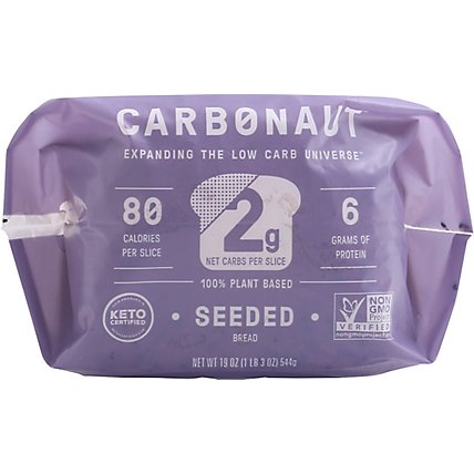 Carbonaut Bread Seeded Low Carb - 19 OZ - Image 2