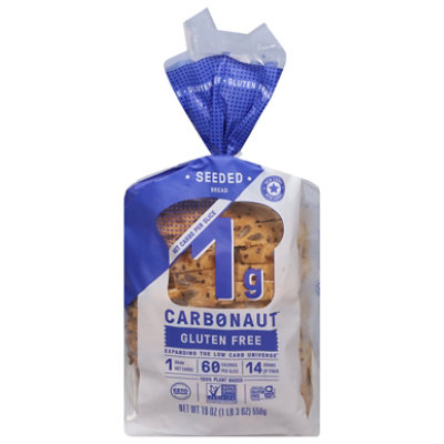 Carbonaut Bread Seeded Gf - 19 OZ - Image 2