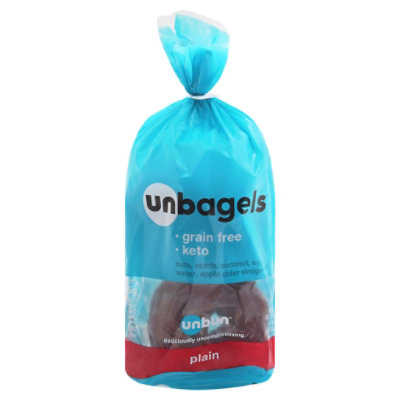 Unbun Bagel Plain Keto - 12.35 OZ