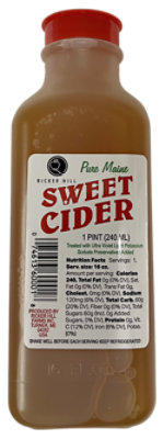 Ricker Hill Pure Maine Sweet Cider - 1 PT - Image 1