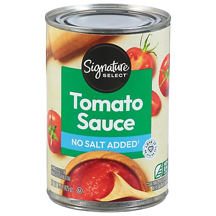 Signature Select Tomato Sauce No Salt Added - 15 OZ - Image 1