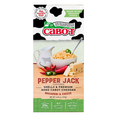 Cabot Pepper Jack Mac & Cheese With Organic Pasta - 6.25 OZ - Image 3