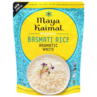 Maya Kaimal Basmati Rice Aromatic White - 8.5 OZ