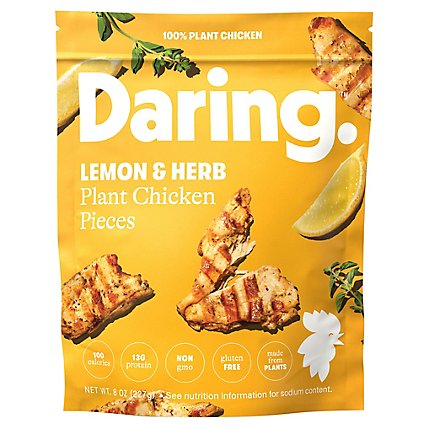 Daring Lemon Herb Plant Based Chicken - 8 Oz - Image 3