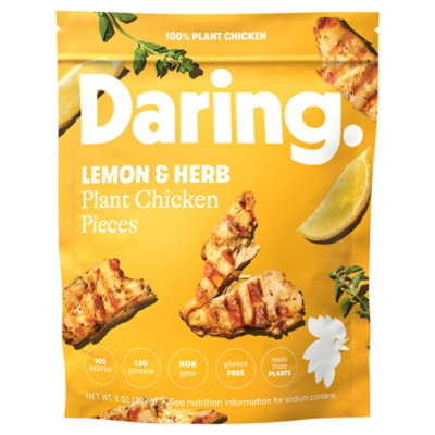 Daring Lemon Herb Plant Based Chicken - 8 Oz