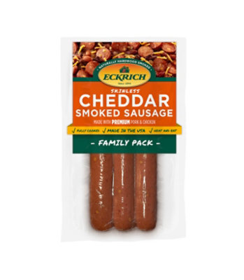 Eckrich Skinless Cheddar Smoked Sausage - 39 Oz - Image 2