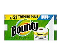 Bounty Base Paper Towel 2 Ply Select-a-size Roll White 6 Roll - 6 RL