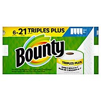 Bounty Base Paper Towel 2 Ply Select-a-size Roll White 6 Roll - 6 RL - Image 1