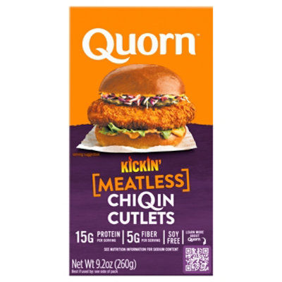Quorn Kickin Meatless ChiQin Cutlets - 9.2 Oz - Image 1