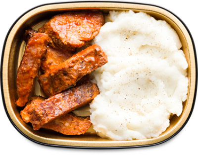 ReadyMeals Rib Tip With Mashed Potatoes Meal - EA - Image 1