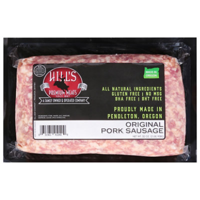 Hill Meat Original Pork Sausage Brick - 32 OZ