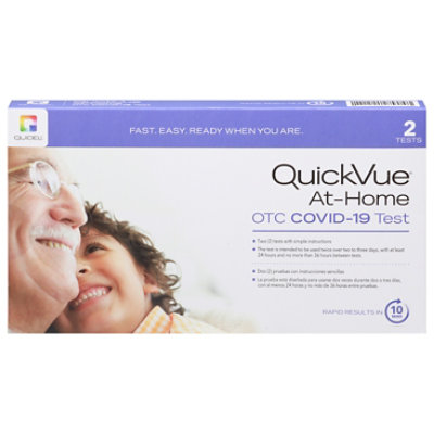 Quidel Quickvue Rapid Test Kit Otc Covid-19 Direct Anterior Nasal Swab - EA - Image 3