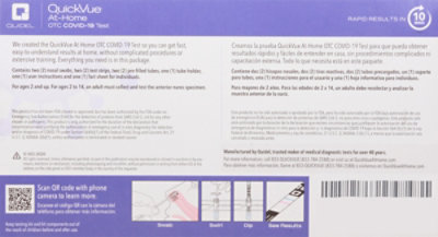 Quidel Quickvue Rapid Test Kit Otc Covid-19 Direct Anterior Nasal Swab - EA - Image 4