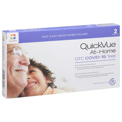 Quidel Quickvue Rapid Test Kit Otc Covid-19 Direct Anterior Nasal Swab - EA - Image 1