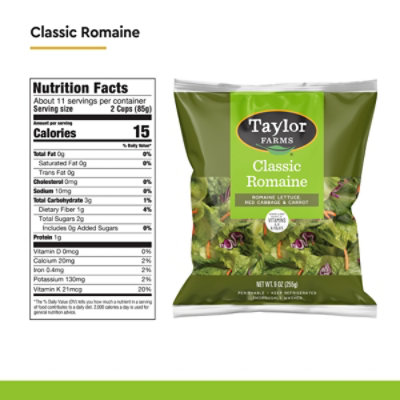 Taylor Farms Romaine Classic - 9 OZ - Image 4