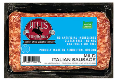 Hill Meat Mild Italian Sausage Brick - 32 OZ