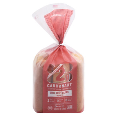 Carbonaut Hot Dog Buns White 11 OZ Safeway