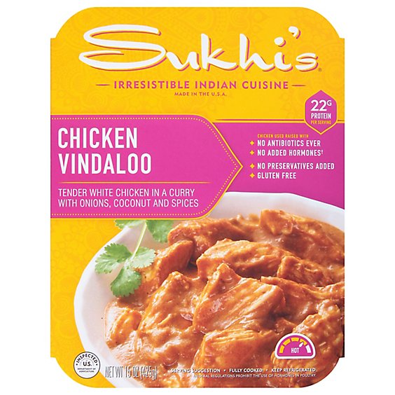 Sukhis Chicken Vindaloo - 16 OZ
