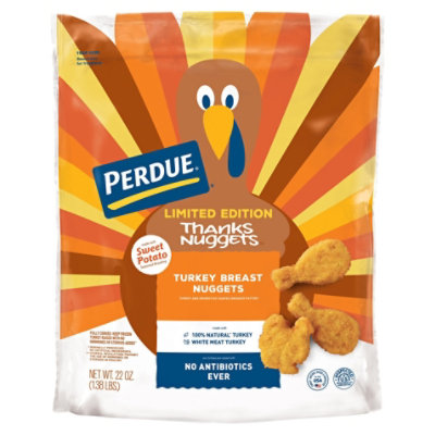 Perdue Nae Fc Breaded Turkey Breast Meat Thanksnuggets - 22 OZ - Image 3