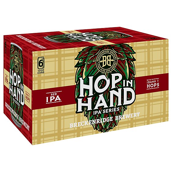 Breckenridge Brewery Hop in Hand Tropical IPA with Sultana Hops Cans - 6-12 Fl. Oz.