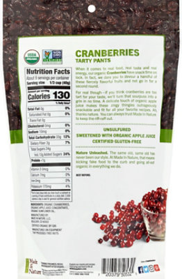 Made In Nature Organic Ripe & Ready Cranberry Snacks - 12 Oz - Image 6