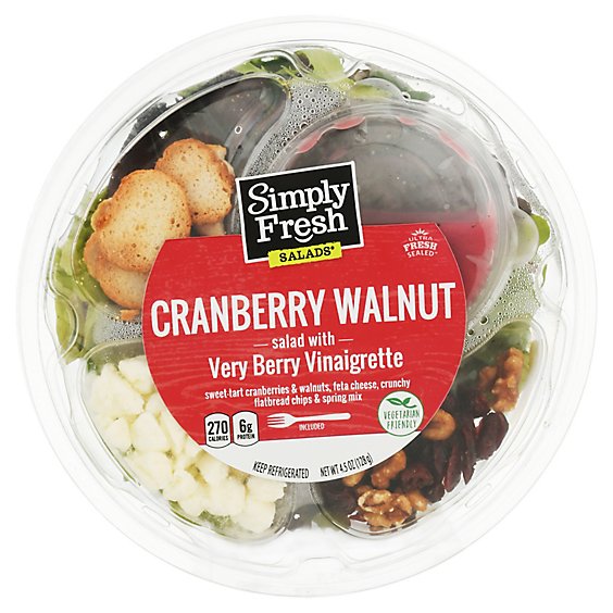 Simply Fresh Salad Cranberry Walnut - 4.2 OZ