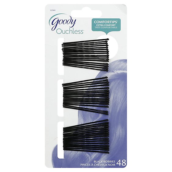 Goody Ouchless Black Bobby Pins 48 Ct - 48CT
