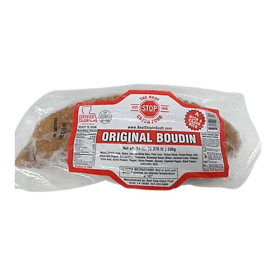 Best Stop Cajun Food Original Boudin - 14 OZ