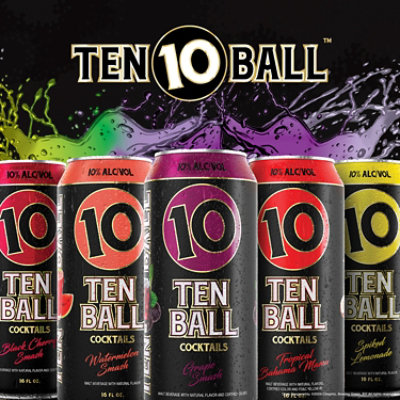 10 Ball Grape Smash Cocktail In A Can - 24 FZ - Image 5