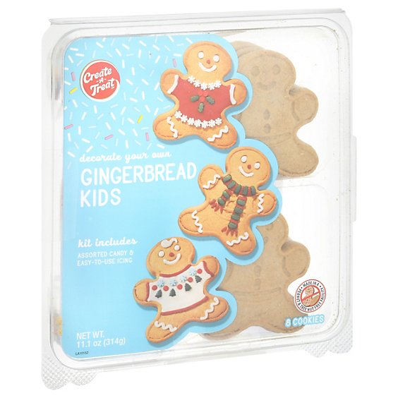 Cat Gingerbread Kids Cookie Kit - 11.1 OZ