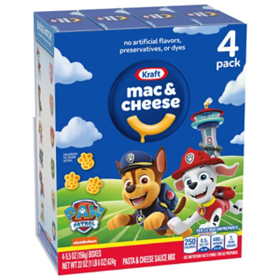 Kraft Macaroni & Cheese Dinner with Paw Patrol Shapes Boxes - 4-5.5 Oz - Image 9