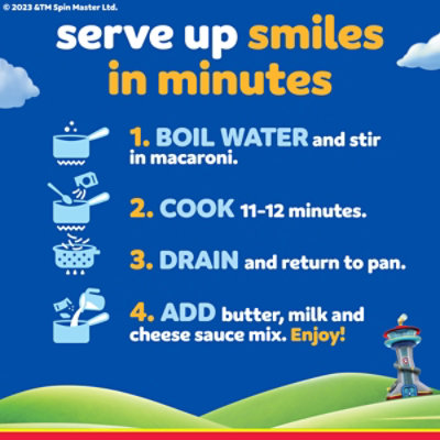 Kraft Mac & Cheese Macaroni and Cheese Dinner w/ Paw Patrol Pasta Shapes - 4 - 5.5 Oz - Image 1