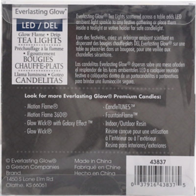 4pc Jumbo Tealight - EA - Image 4