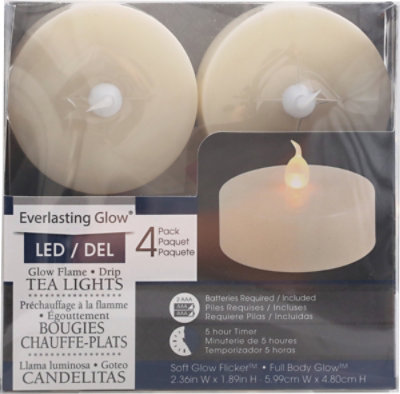 4pc Jumbo Tealight - EA - Image 2