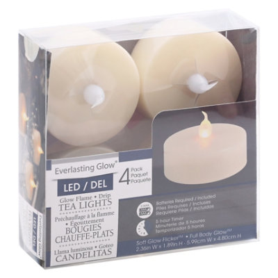4pc Jumbo Tealight - EA