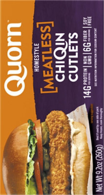 Quorn Homestyle Meatless ChiQin Cutlets - 9.2 Oz - Image 6