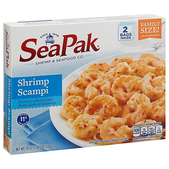 Seapak Shrimp Scampi - 1.188 LB