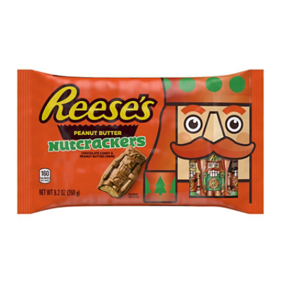 Reeses Chocolate Peanut Butter Creme Nutcrackers Christmas Candy Bag - 9.2 Oz - Image 1