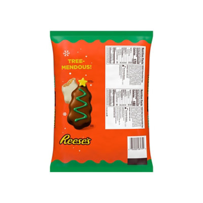 Reese's Assorted Milk Chocolate White Creme Peanut Butter Trees Candy Bag - 18.6 Oz - Image 2