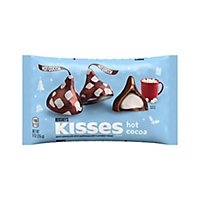HERSHEY'S Kisses Hot Cocoa Milk Chocolate With Marshmallow Flavored Creme Candy Bag - 9 Oz - Image 1