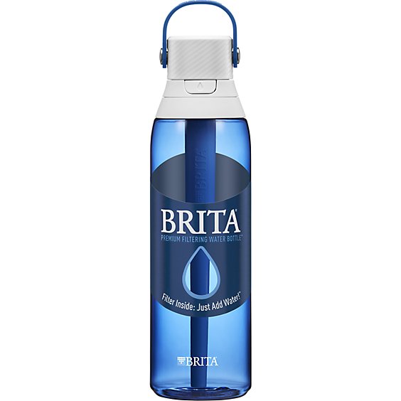 Brita Sapphire BPA Free Premium Filtered Water Bottle - 26 Oz
