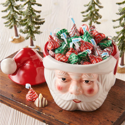 HERSHEY'S HUGS Milk Chocolate and White Creme Christmas Candy Bag - 10.1 Oz - Image 4