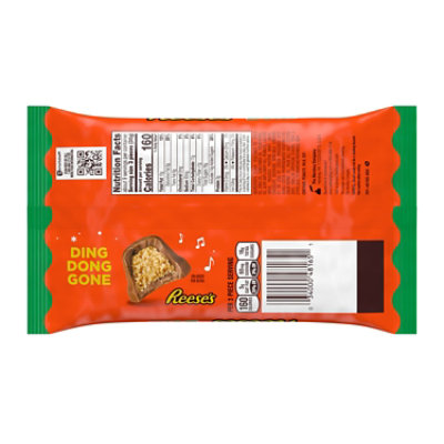 Reeses Chocolate Peanut Butter Creme Bells Christmas Candy Bag - 9 Oz - Image 2